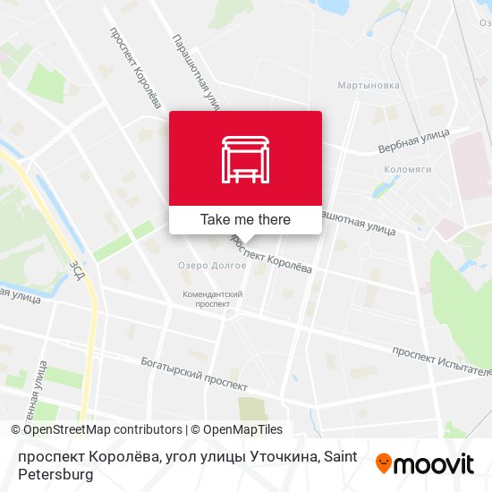 проспект Королёва, угол улицы Уточкина map