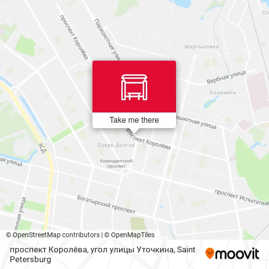 проспект Королёва, угол улицы Уточкина map