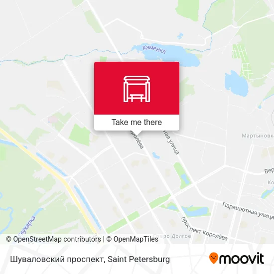 Шуваловский проспект map