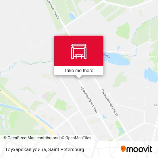 Глухарская улица map