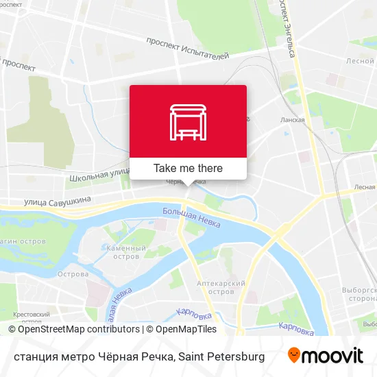 станция метро Чёрная Речка map