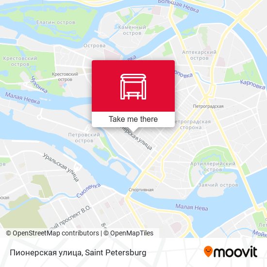 Пионерская улица map