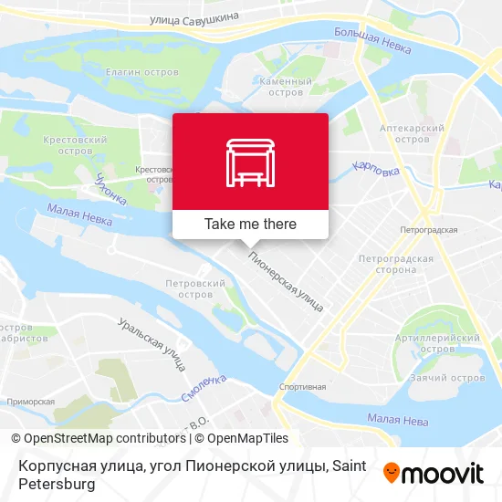 Корпусная улица, угол Пионерской улицы map