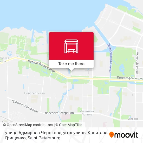 улица Адмирала Черокова, угол улицы Капитана Грищенко map