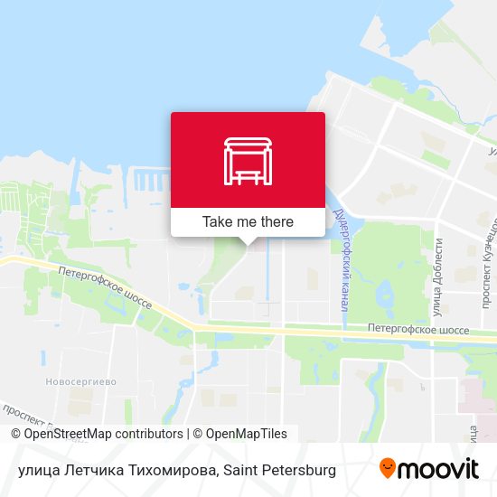улица Летчика Тихомирова map