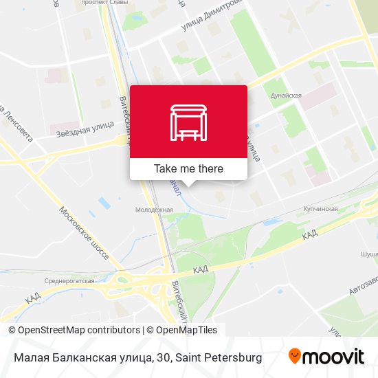 Малая Балканская улица, 30 map