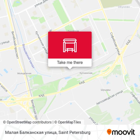 Малая Балканская улица map