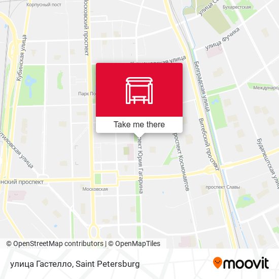 улица Гастелло map