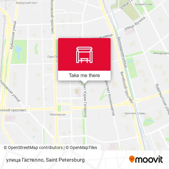 улица Гастелло map