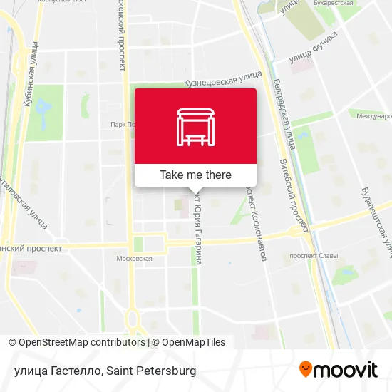 улица Гастелло map