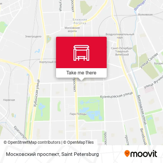 Московский проспект map