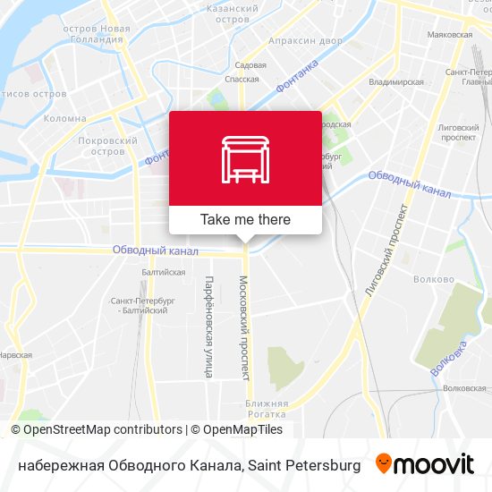 набережная Обводного Канала map
