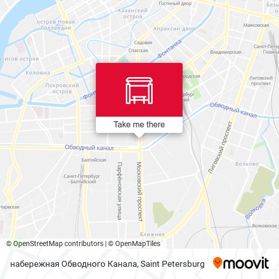 набережная Обводного Канала map