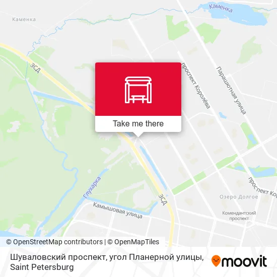 Шуваловский проспект, угол Планерной улицы map
