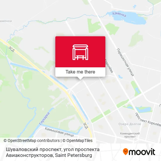 Шуваловский проспект, угол проспекта Авиаконструкторов map