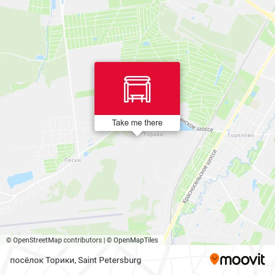 посёлок Торики map