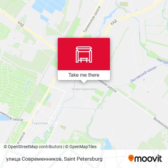 улица Современников map