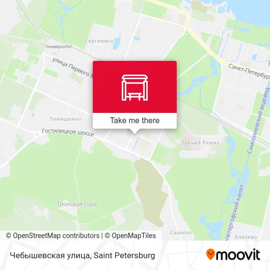 Чебышевская улица map