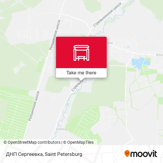 ДНП Сергеевка map