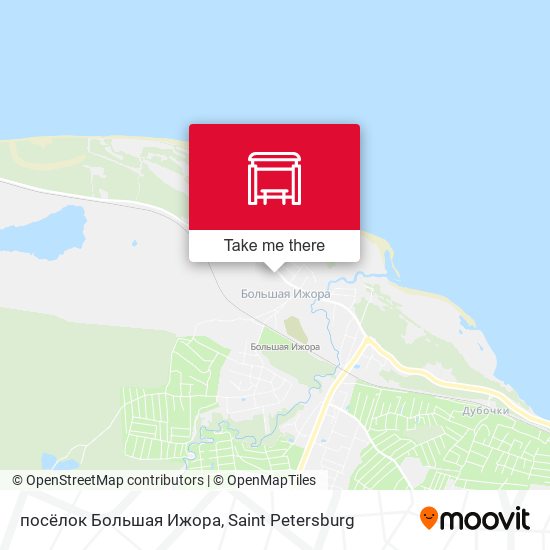 посёлок Большая Ижора map