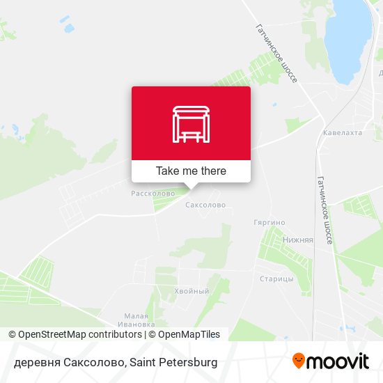 деревня Саксолово map
