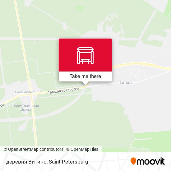 деревня Витино map