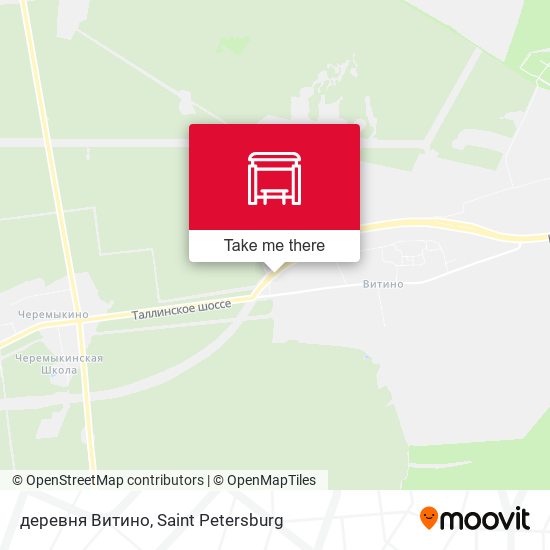 деревня Витино map
