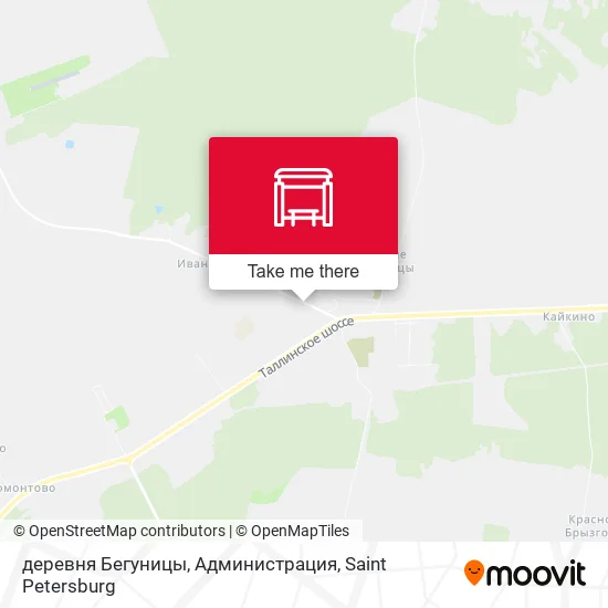 деревня Бегуницы, Администрация map