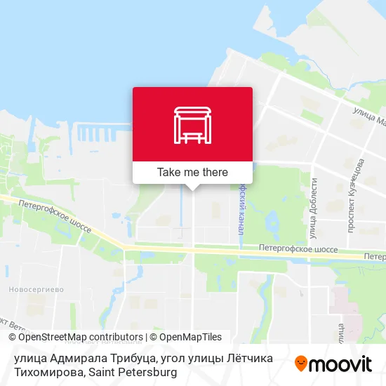 улица Адмирала Трибуца, угол улицы Лётчика Тихомирова map