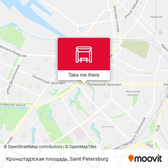 Кронштадтская площадь map