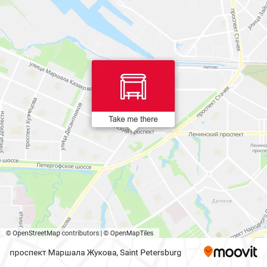 проспект Маршала Жукова map