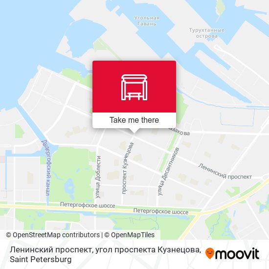 Ленинский проспект, угол проспекта Кузнецова map