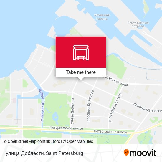 улица Доблести map