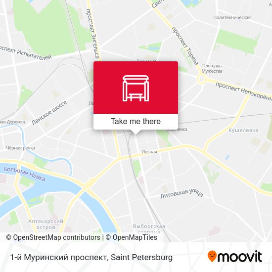 1-й Муринский проспект map
