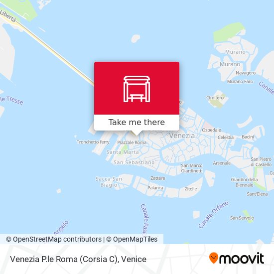 Venezia P.le Roma (Corsia C) map