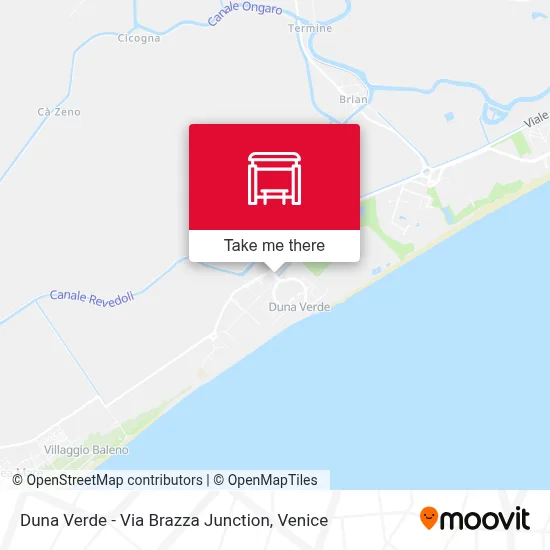 Duna Verde - Via Brazza Junction map