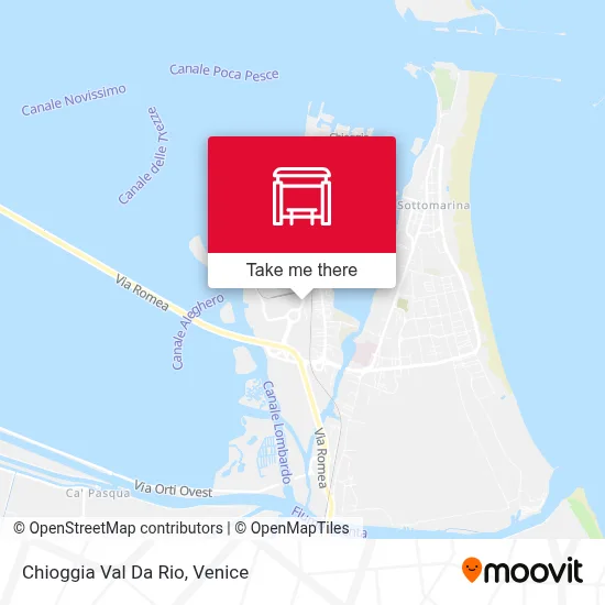 Chioggia Val Da Rio map
