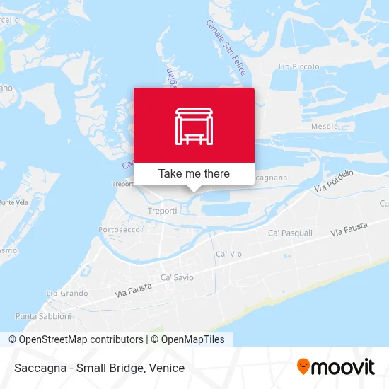 Saccagna - Small Bridge map