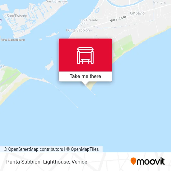 Punta Sabbioni Lighthouse map