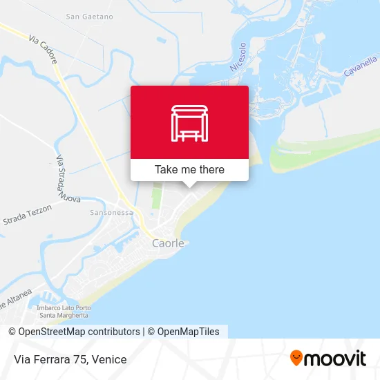 Ferrara Street 75 map