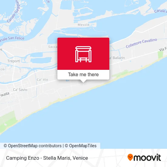 Camping Enzo - Stella Maris map