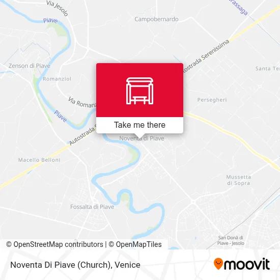 Noventa Di Piave (Church) map