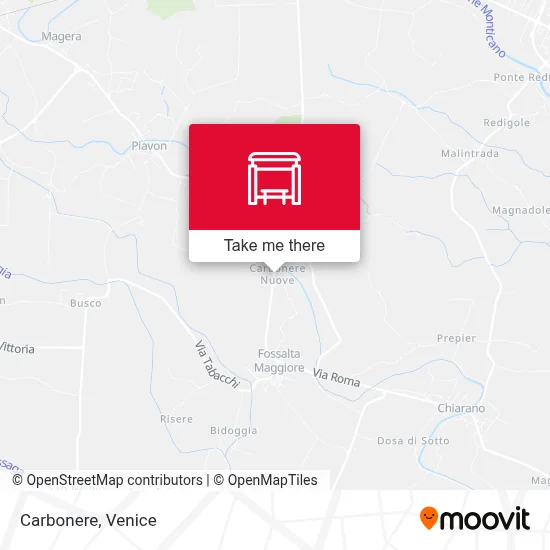 Carbonere map