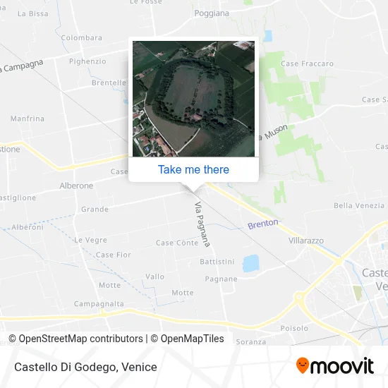 Castello Di Godego map