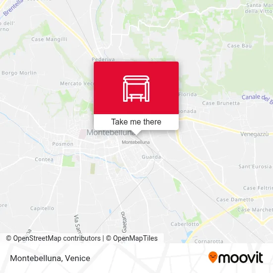 Montebelluna map