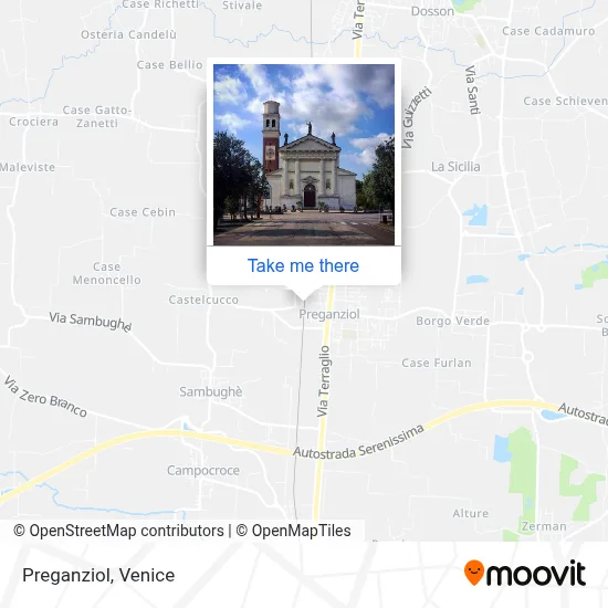 Preganziol map