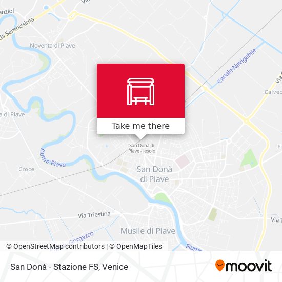 San Donà - Stazione FS map