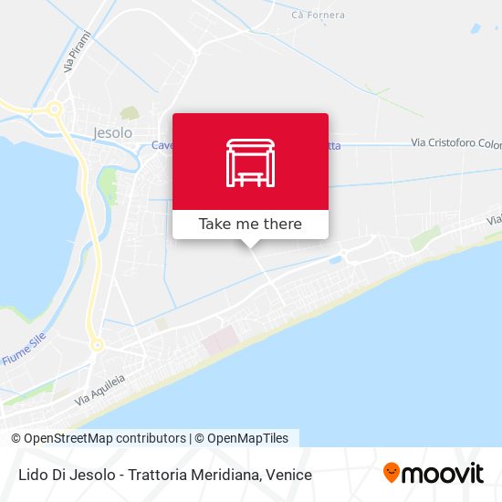 Lido Di Jesolo - Trattoria Meridiana map