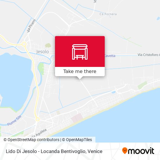 Lido Di Jesolo - Locanda Bentivoglio map