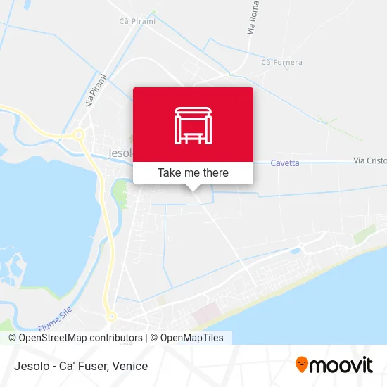 Jesolo - Ca' Fuser map